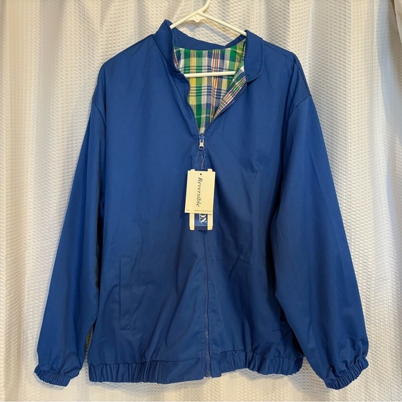 Pendelton reversible blue/plaid zipper jacket size 2X NWT - Picture 6 of 6